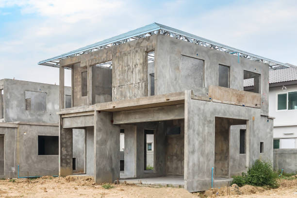 istock construction residential new house with prefabrication system in progress at building site 1414865023