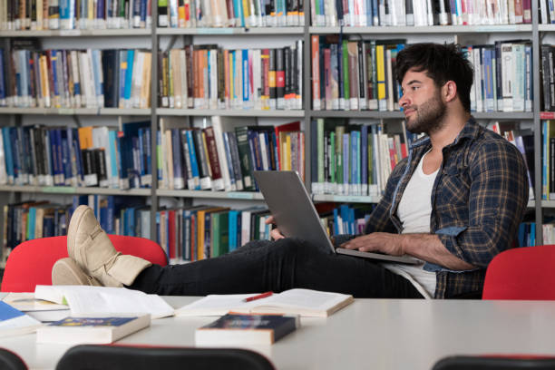 istock Portrait of a Student in a Library 1414870165