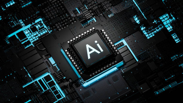 Artificial intelligence processor stock photo