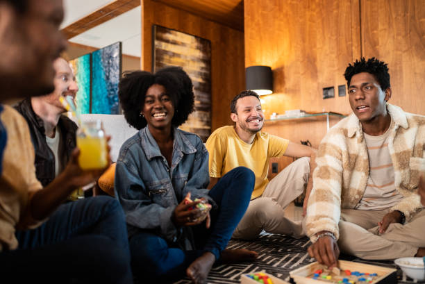 istock Friends together at home 1414874732