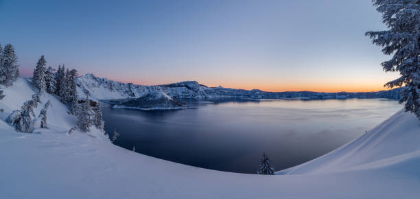 istock Carter Lake covered in Snow 1414875043