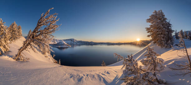 istock Carter Lake covered in Snow 1414875194