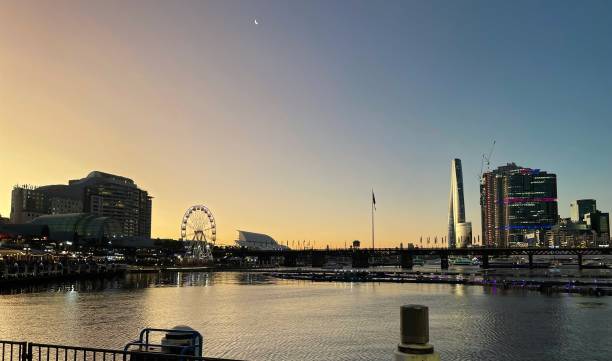 istock A beautiful Sydney sunset at Darling Harbour. 1414890678