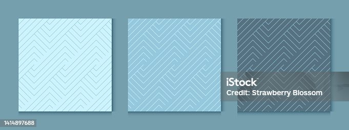 istock Background pattern seamless geometric line abstract luxury design vector. Geometric pattern seamless. 1414897688
