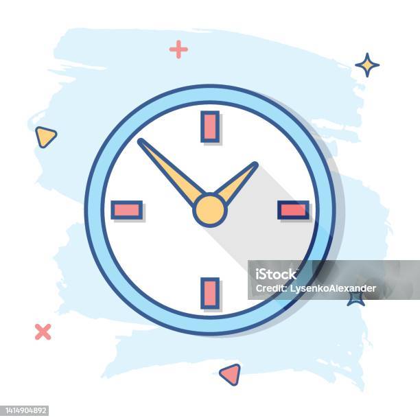 Cartoon Alarm Clock Icon In Comic Style Timer Sign Illustration Pictogram  Stopwatch Splash Business Concept Stock Illustration - Download Image Now -  iStock