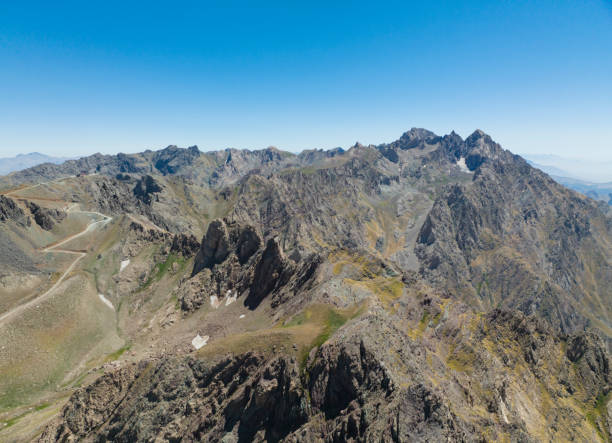 Glacier Lakes in the Cilo Mountains Drone Video, Yuksekova Hakkari, Turkey Glacier Lakes in the Cilo Mountains Drone Video, Yuksekova Hakkari, Turkey midyat photos stock pictures, royalty-free photos & images