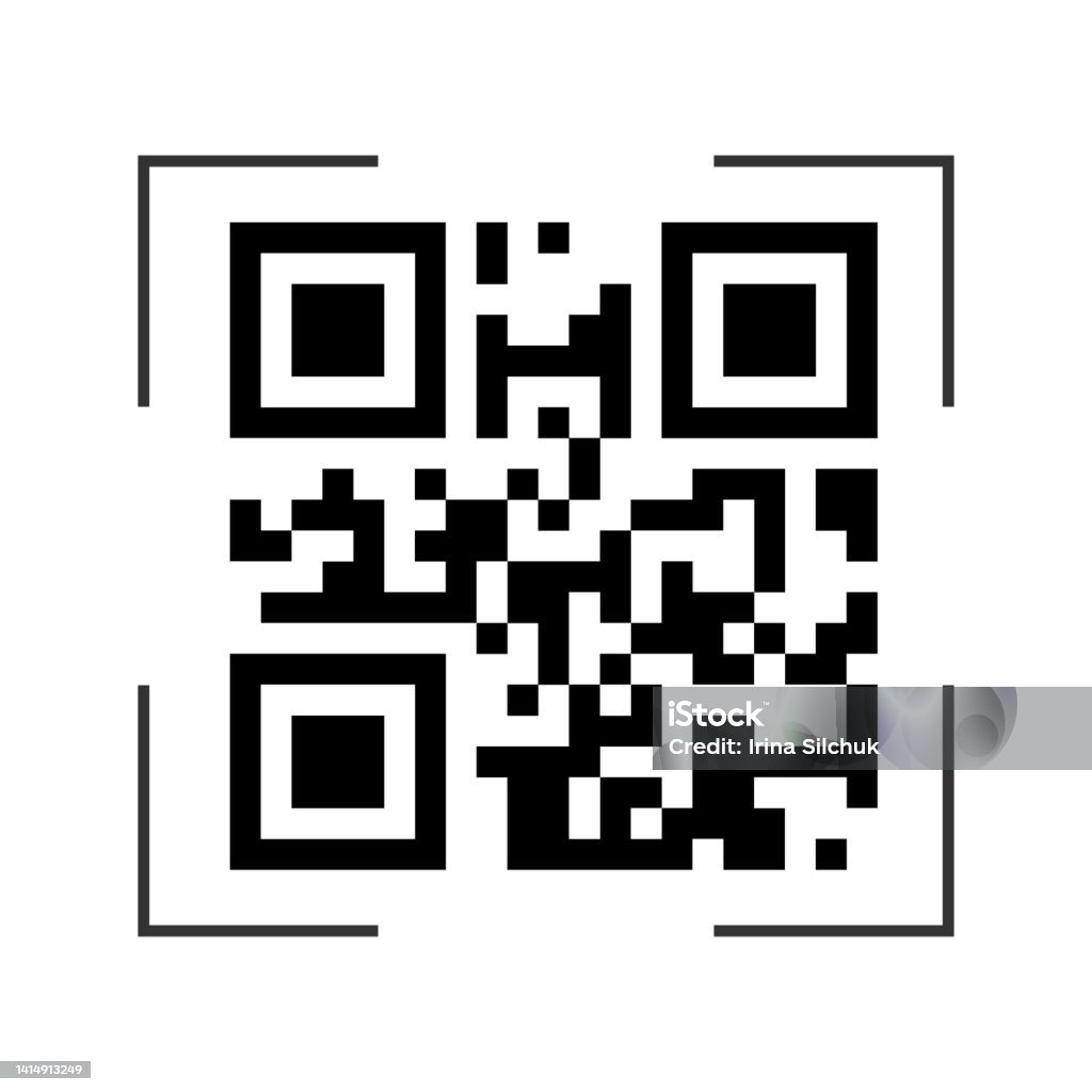 Vector Qr Code Sample Stock Illustration - Download Image Now - QR Code ...