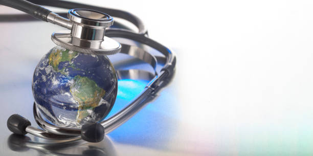 istock World Health Day Concept, Stethoscope, Globe 1414913615
