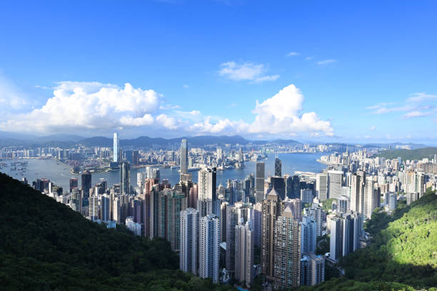 istock Hong Kong Victoria Harbor Panorama 1414921651