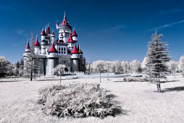 istock Infrared landscape photos taken in various countries 1414924485