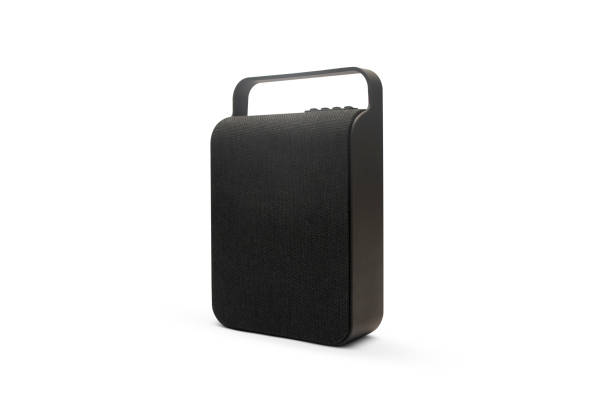 istock Portable Wireless Speaker Isolated on White Background 1414932315