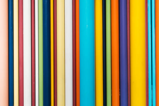 istock Colourful straws and pipes - vibrant background 1414941380