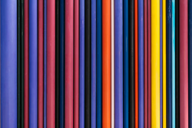 istock Colourful straws and pipes - vibrant background 1414941520