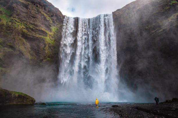 istock Amazing beautiful Skogafoss waterfall. Iceland 1414943876