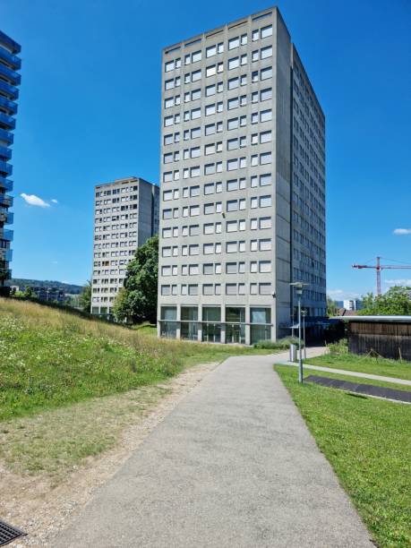 istock Zurich block shape buildings 1414956354