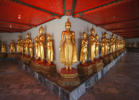 Wat Pho or Wat Phra Chetuphon and also known as Temple of the Reclining Buddha in Bangkok, Thailand