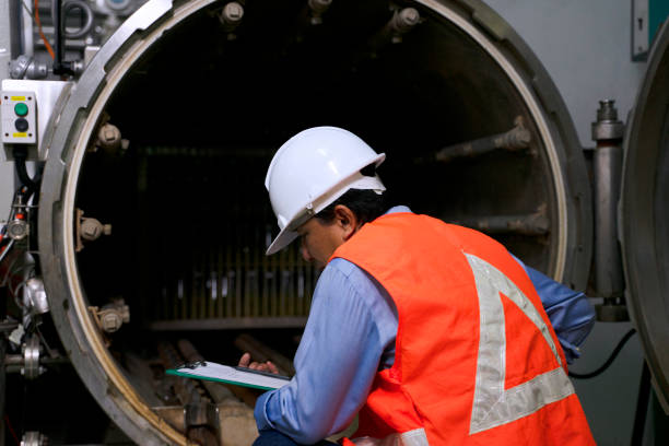 istock Employee is working at factory production line. 1414958897