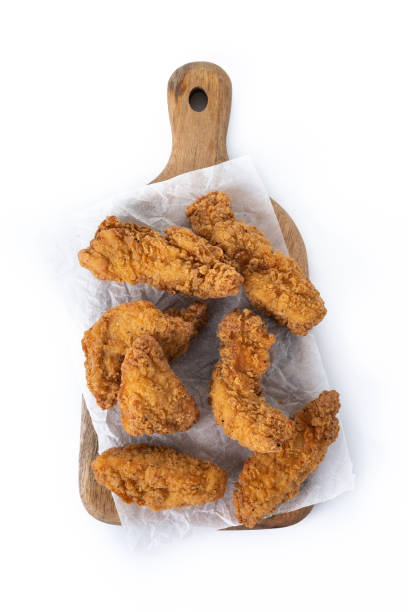 istock Crispy Kentucky fried chicken on cutting board 1414966027