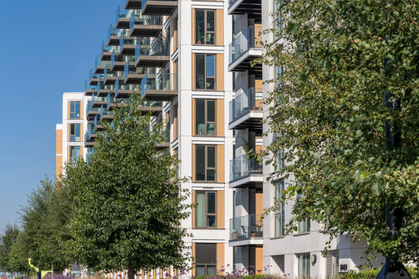 istock Greenery in a housing estate 1414968337