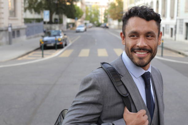 istock Handsome businessman wearing suit and tie 1414972598