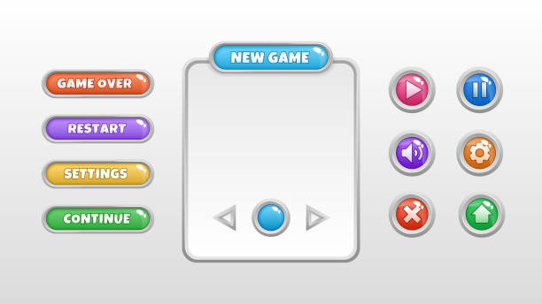 Options Menu Game Graphics 4,500+ Video Game Menu Stock Illustrations, Royalty-Free Vector ...