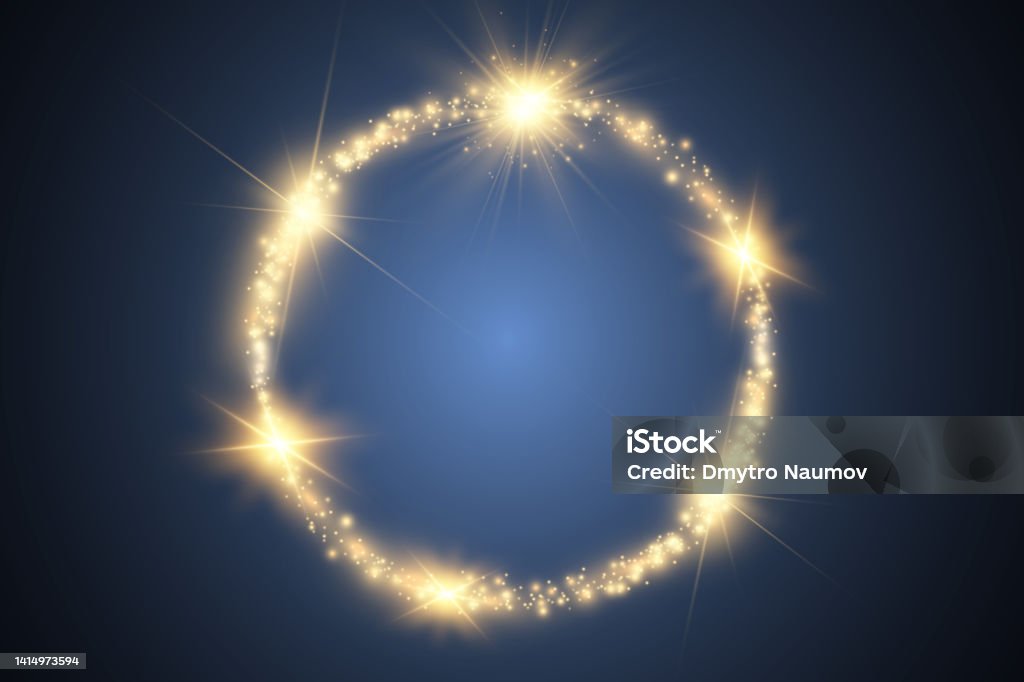 Splendido anello luminoso dorato per una meravigliosa illustrazione. - arte vettoriale royalty-free di Arte Splendido anello luminoso dorato per una meravigliosa illustrazione. - arte vettoriale royalty-free di Arte