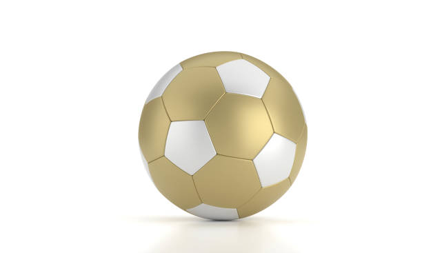 istock White Soccer Ball isolated on White Background 1414984724
