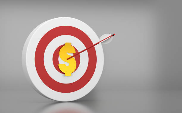 istock A hit dollar sign on the Dartboard 1414984741