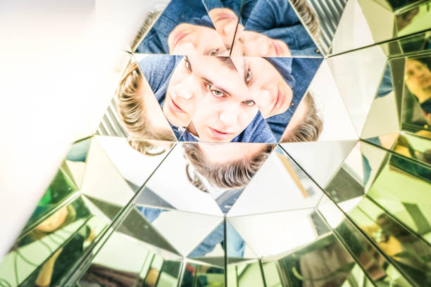 abstract portrait of a man