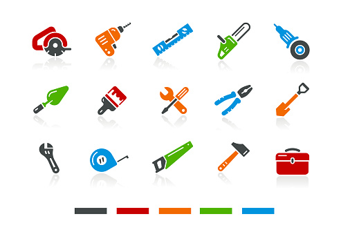 Color icon set for designers.