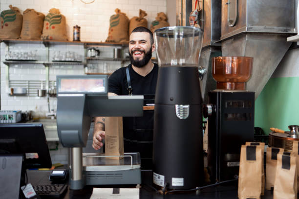 istock Barista in a local coffee shop 1414991897