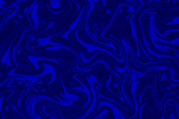 Background Marble Navy Blue Abstract Wave Sea Foam Water Pattern Ink Mixing Liquid Cloud Smoke Fog Steam Lighting Texture Watercolor Backdrop