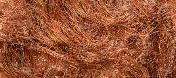istock copper wires with visible details. background or texture 1415002413
