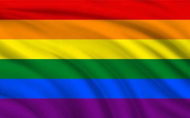 ilustrações de stock, clip art, desenhos animados e ícones de lgbt flag - gay pride spectrum backgrounds textile