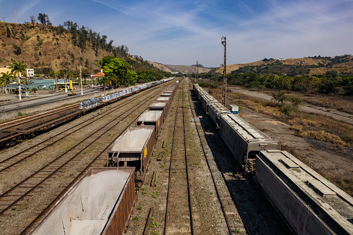 Freight trains in the state of Rio de Janeiro