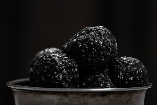 Black sesame laddu (also known as ellu urundai in tamil language) is made of sesame seeds and jaggery