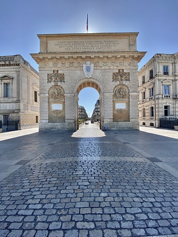 taking a walking tour of montpellier, france.