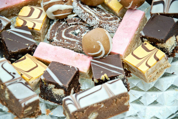 istock Little cakes on the glass plate (Picture No 02) 1415041777