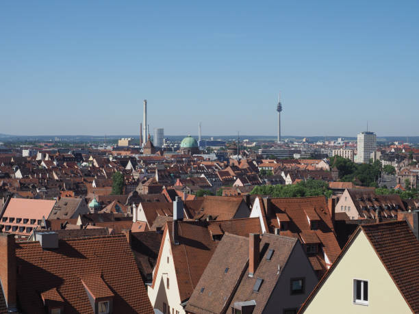 istock Aerial view of Nuernberg 1415044432
