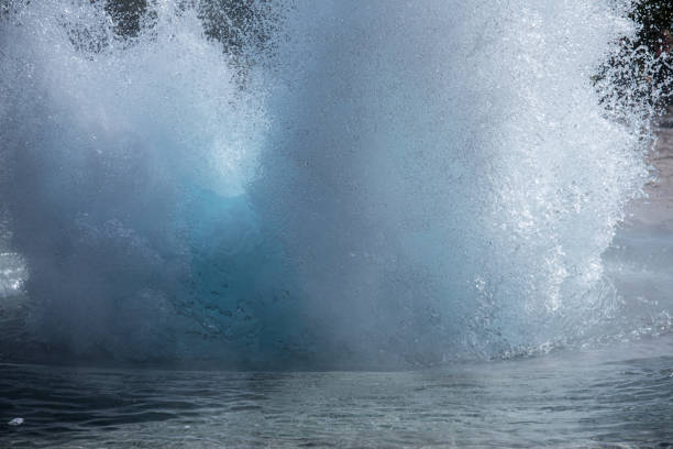 istock A geyser in Iceland just after it erupted 1415054157