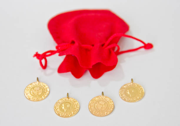 istock Turkish traditional gold coins 1415055183