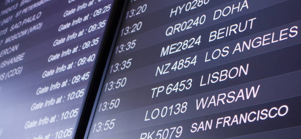 istock Display in the international airport 1415055207