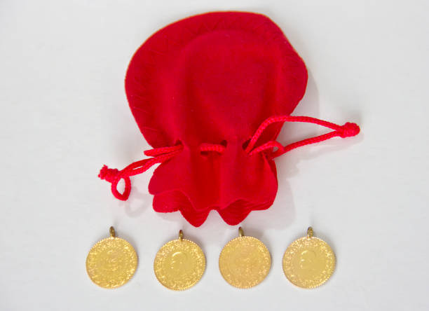istock Turkish traditional gold coins 1415055499