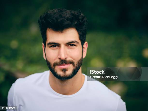 Outdoor Portrait Of A Young Adult Stock Photo - Download Image Now - 20-24 Years, Middle Eastern Culture, Middle Eastern Ethnicity