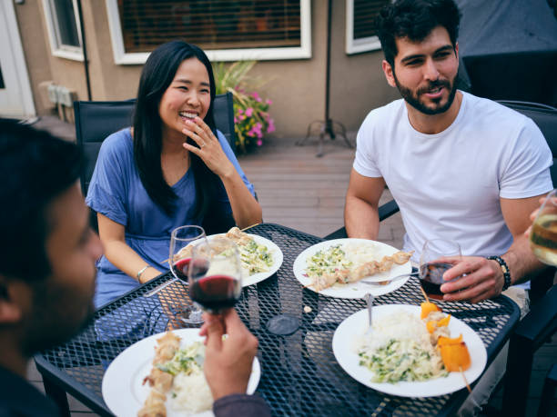 istock Friends Spending Time at a Backyard Gathering 1415060825