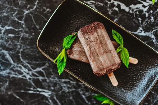 Vegan Chocolate Popsicles