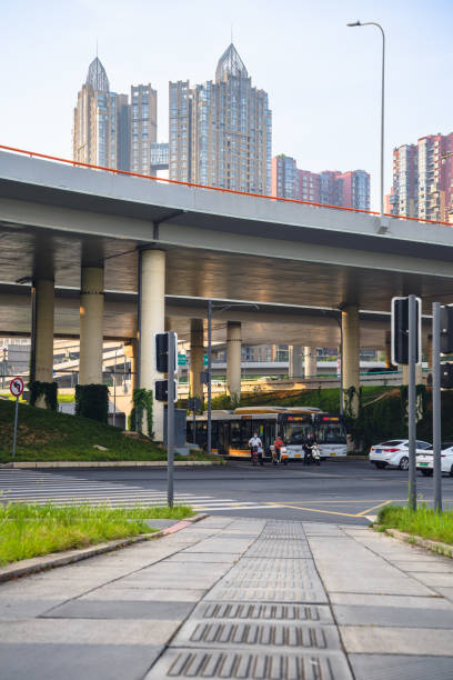 istock Sunrise city overpass 1415072566