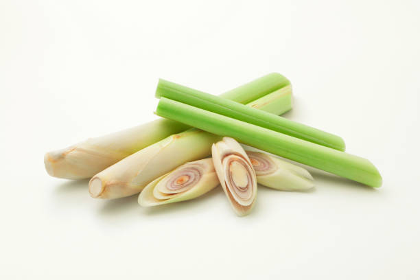 istock Fresh lemongrass with slices. 1415081084