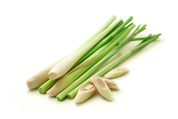 istock Fresh lemongrass with slices. 1415081093