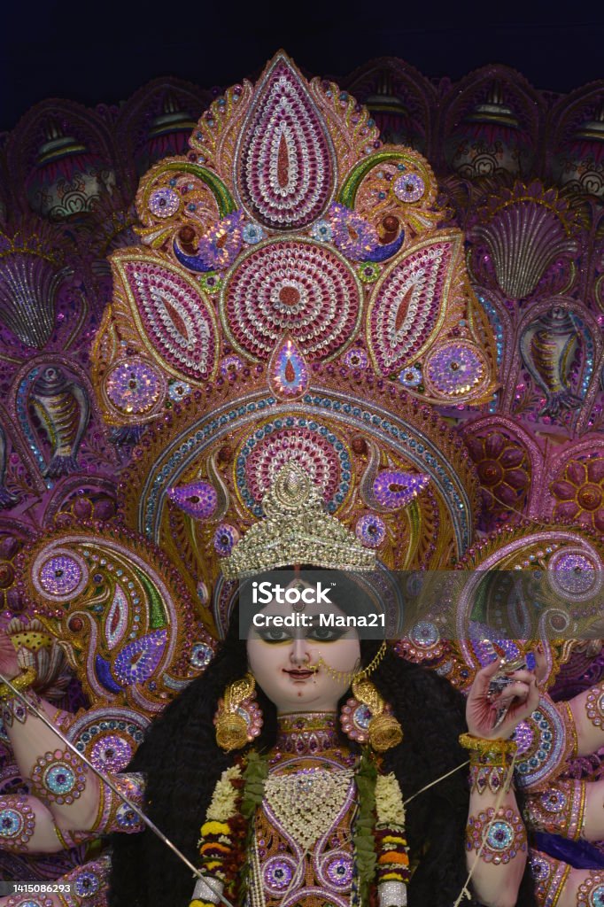 Goddess Durga Celebration Stock Photo